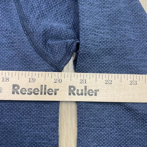 Lululemon Half Zip Shirt Mens Large Blue Metal Vent Tech Athletic Running Gym - Picture 9 of 11